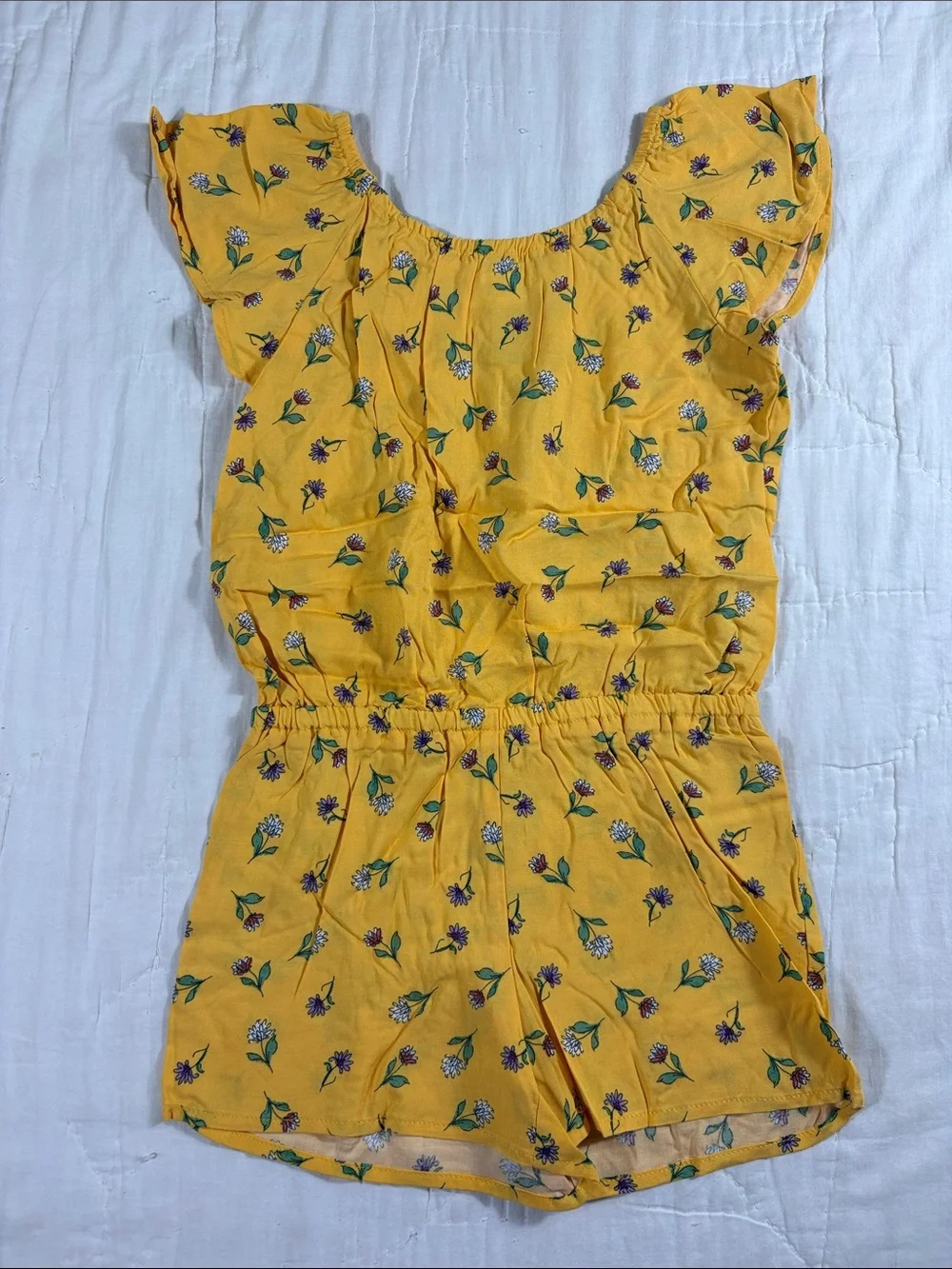 The‎ Childrens Place Girls 5/6 Romper and Tie Dye Shorts Set Bundle NWT 3pc